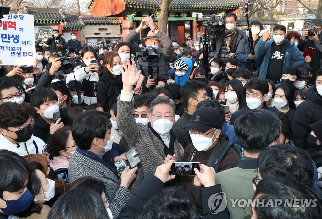 이재명 다시 호남행…"데코레이션으로 청년 쓴 것 아냐"(종합)