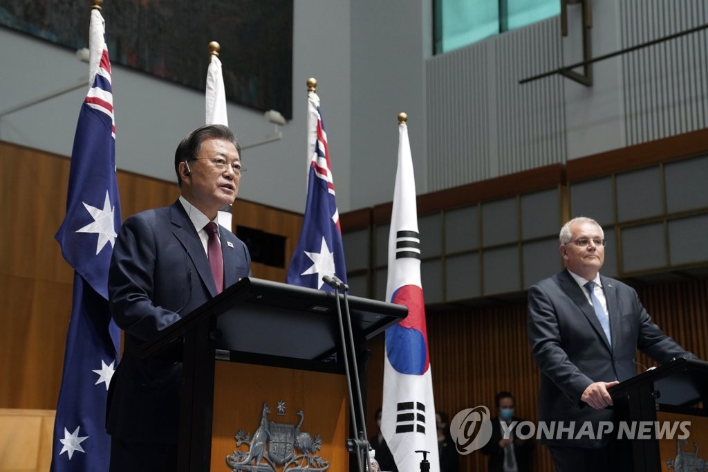 문대통령, 오늘 호주 경제인 만나 핵심광물 공급망 간담회