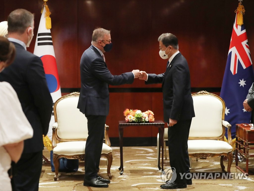 문대통령, 호주 야당대표 접견…한인 동포사회 관심 당부