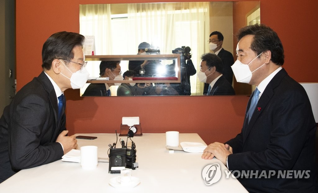 이낙연, 선대위 본격합류…이재명과 공동 국가비전위원장