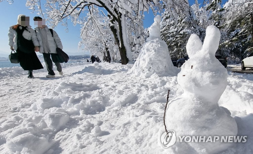 '50㎝ 눈 폭탄' 야속한 성탄 선물에 전국 '웃고 울고'