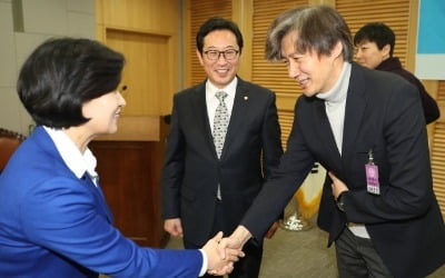 추미애 "조국, 파내도 표창장 한 장뿐…김건희 의혹은 끝없어"