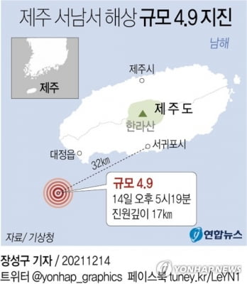 [일지] 2011년 이후 국내 발생 규모 4.0 이상 지진