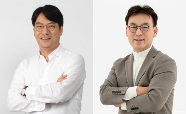 이승원 글로벌 총괄 사장(왼쪽)과 도기욱 신임 각자 대표 내정자/사진=넷마블
