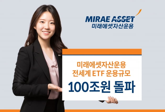 미래에셋운용, 국내외 ETF 운용규모 100조원 돌파  