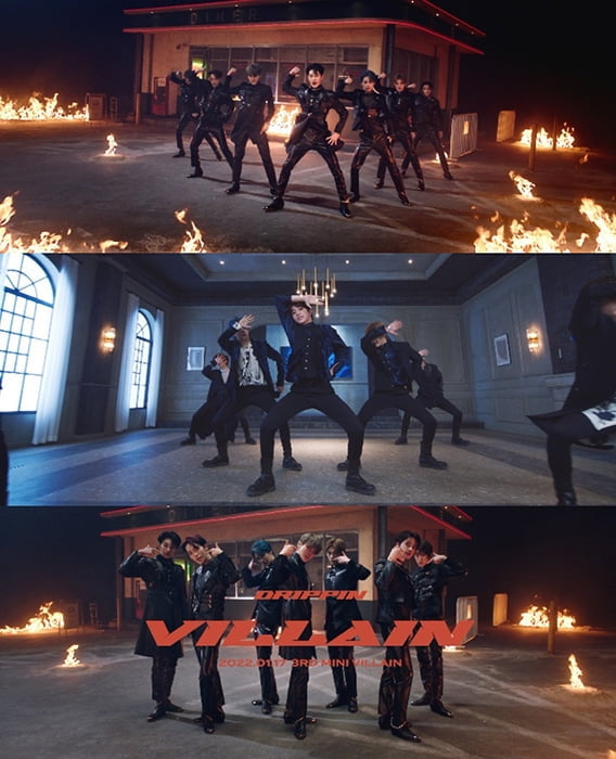 드리핀, 'Villain' MV 2차 티저 공개…강렬 칼군무로 '컴백 열기 UP'