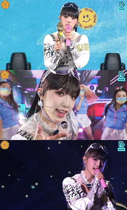 최예나, 전곡 차트인→팬 쇼케이스 성료…'스마일리 히어로' 본격 활약 시작
