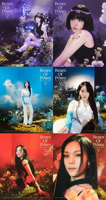 VIVIZ, 데뷔 앨범 'Beam Of Prism' 콘셉트 포토 속 다채로운 3色 매력