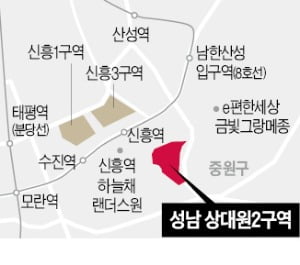 '성남 구도심' 상대원2, 5090가구로 재개발