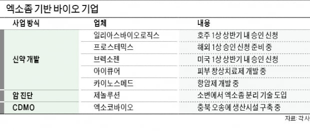 차세대 '약물 우체부' 잡아라…바이오벤처, 엑소좀 개발 경쟁