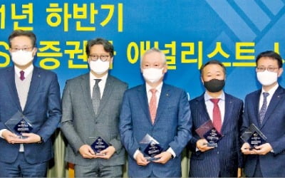 한경비즈니스 '2021 하반기 베스트 증권사·애널리스트' 시상