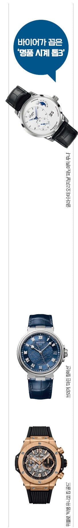 "뻔한 롤렉스 대신 희소 브랜드 어때?"