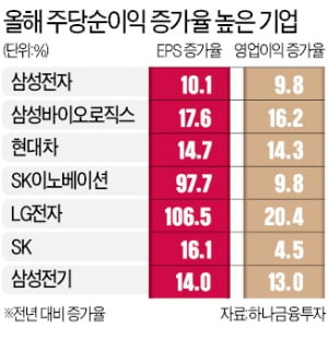 "주당순이익 증가율 높은 종목이 피신처"