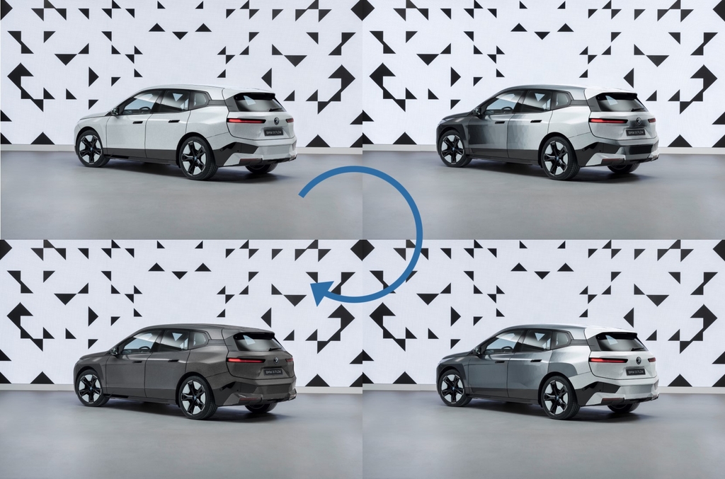BMW, 美CES서 '차량 색상 변경' 신기술 공개…"자동차도 패션"