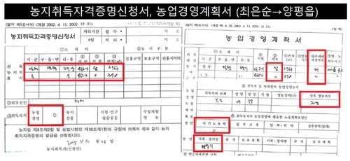 민주, 尹장모 공격하다 '논·밭' 혼동 빈축…슬그머니 삭제(종합)