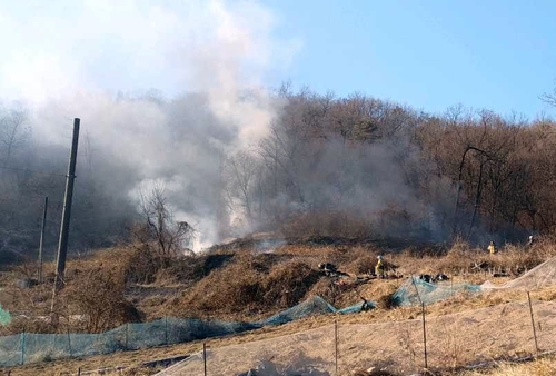 '도입 36년' F-5E 전투기 화성시 야산에 추락…조종사 순직(종합2보)