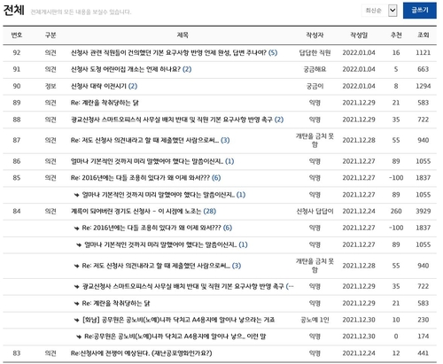 비좁은 신청사 입주 앞둔 경기도의회 직원들 '부글부글'