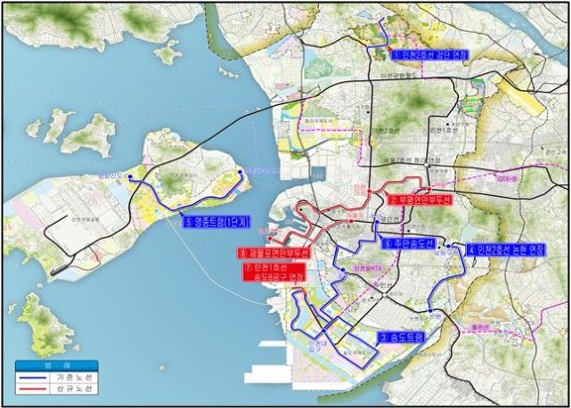 부산·인천 도시철도망 보완…오시리아선·연안부두선 등 추가