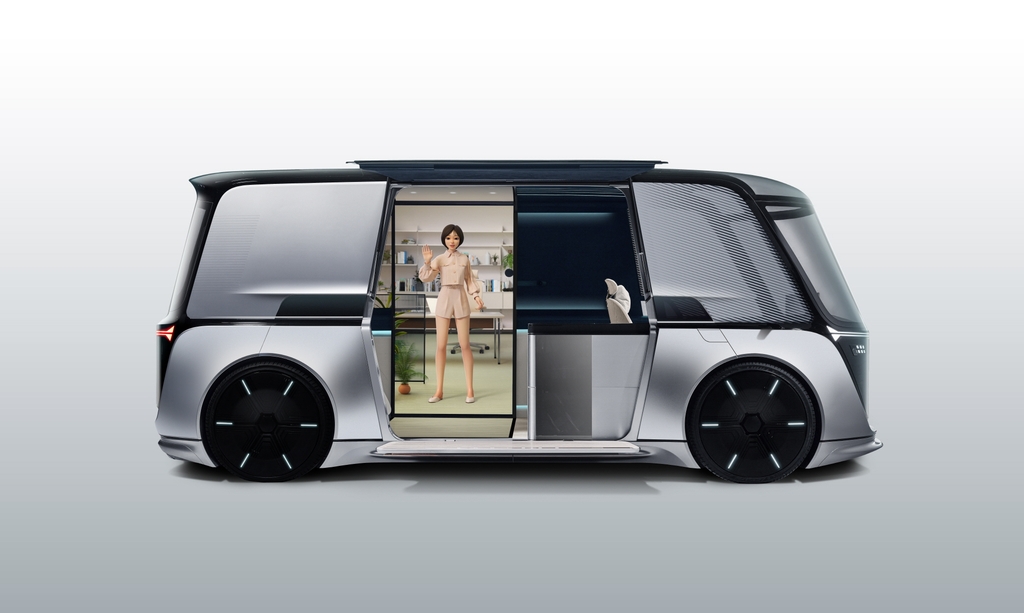 미래 자율주행차 콘셉트 모델 'LG 옴니팟' 첫 실물 전시