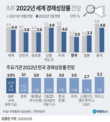 IMF "글로벌 물가 상승압력 지속…우크라 사태 부정적 영향"