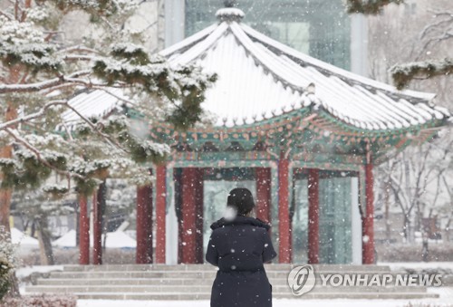 [날씨] 눈 내리는 설날…수도권 등 최대 7㎝ 펑펑