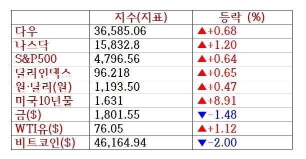 새해 첫날 다우·S&P 사상 최고...테슬라 13.5% 급등 [출근전 꼭 글로벌브리핑]