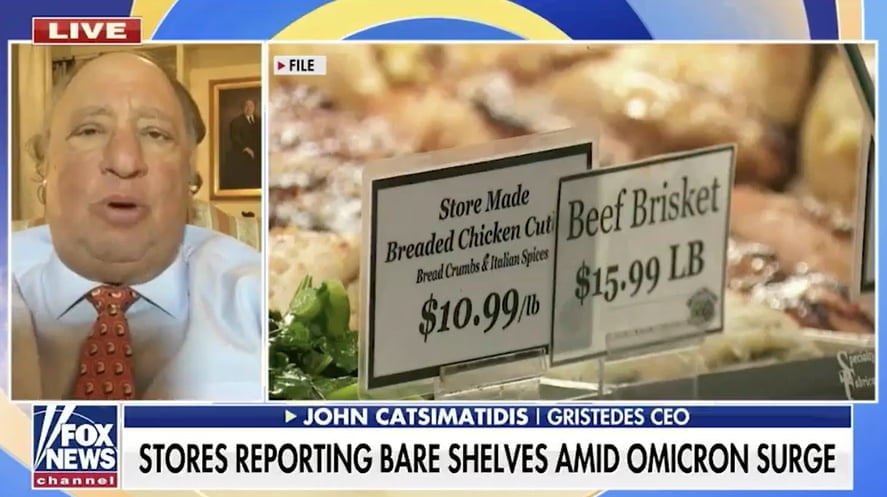 美슈퍼체인 CEO "고기·계란 공급난 여전...가격 더 뛸 것"
