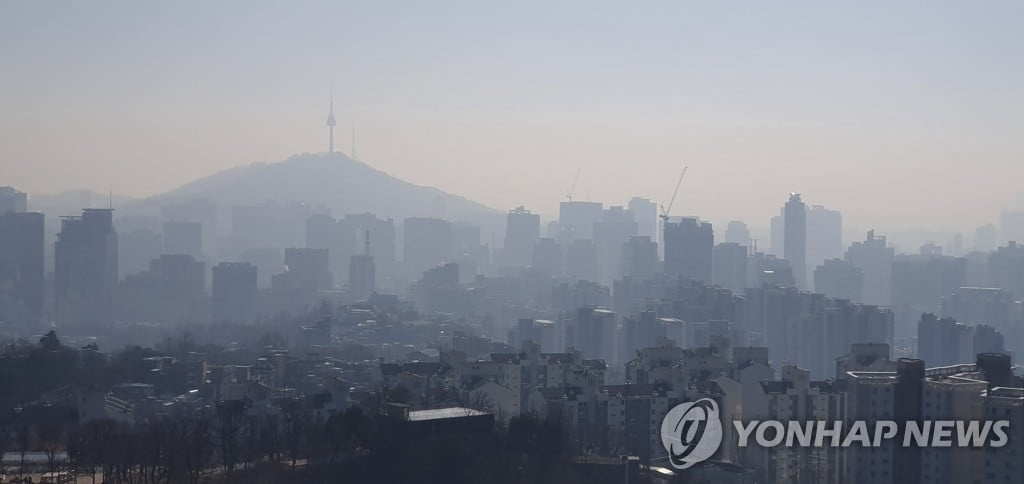 월요일 포근…수도권·충남·전북 미세먼지 '나쁨'