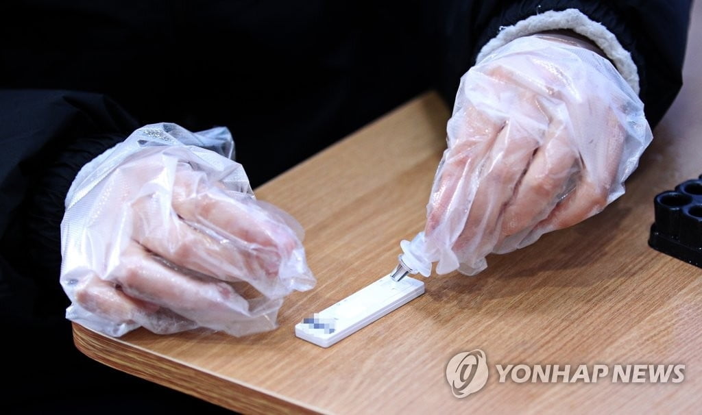 자가검사키트 15분 후 결과 확인…"양성시 PCR받아야"