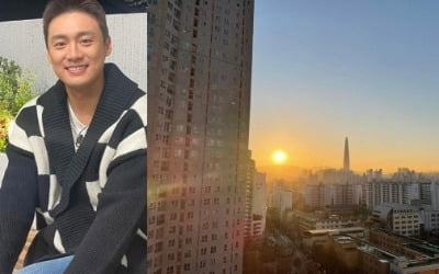 '김소영♥' 오상진, 남향 고층 아파트 자택에서 보는 일출 "기쁜 한 해 되길" [TEN★]