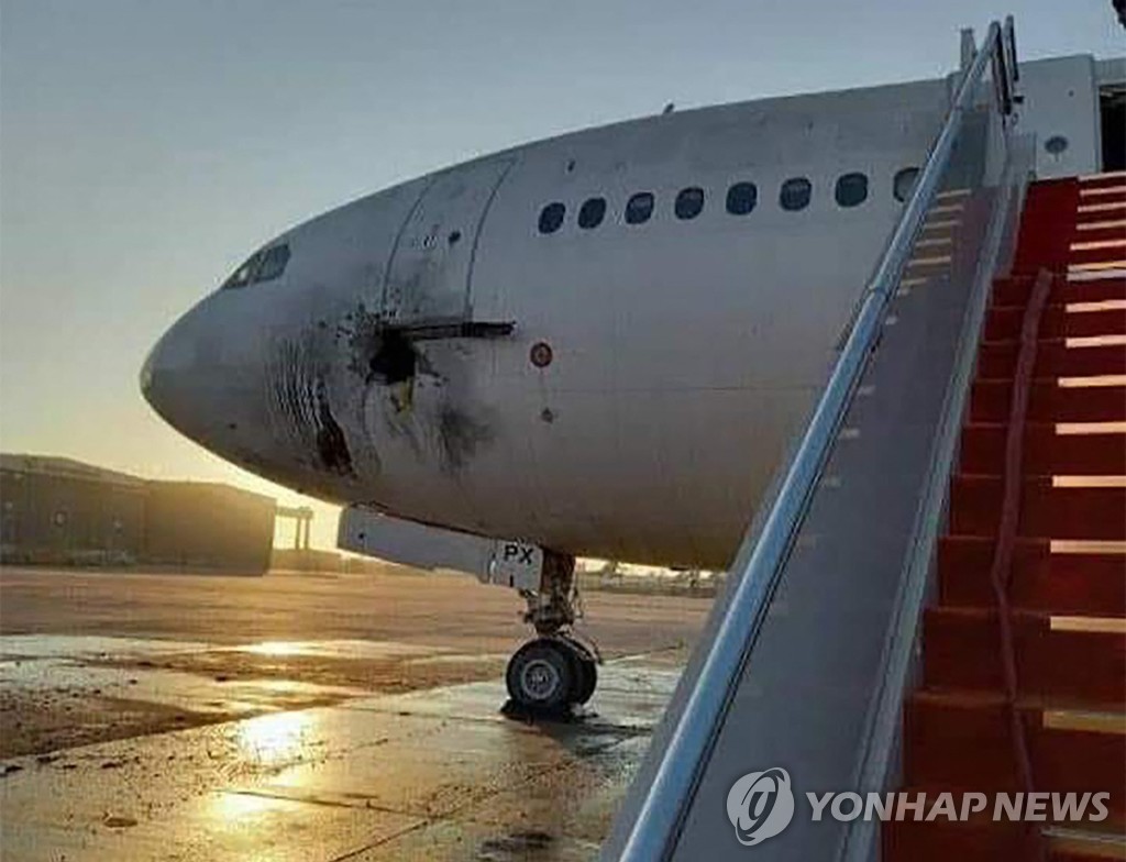 바그다드 공항 로켓포 공격받아…사용중단 민항기 파손