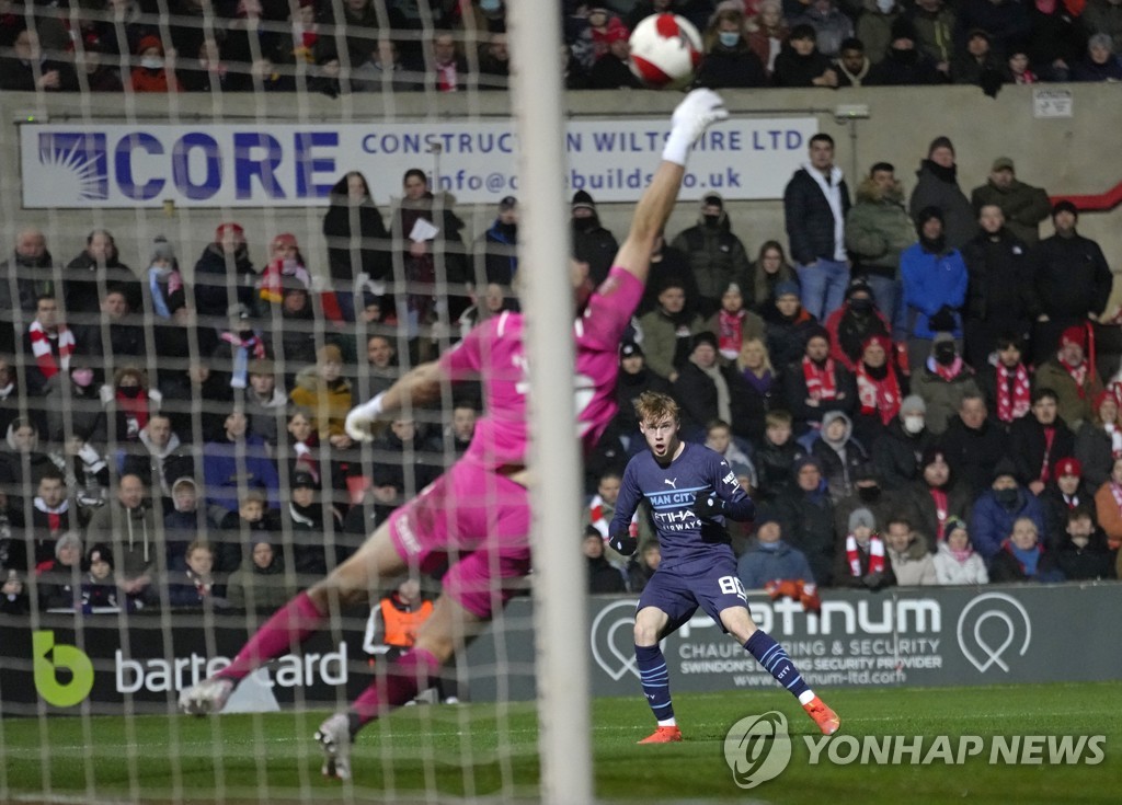 '맨시티 기대주' 파머, FA컵서 1골 1도움 폭발…4-1 완승 견인