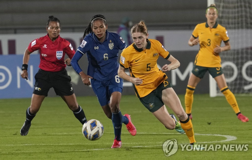 한국 여자축구 아시안컵 8강 상대 호주 확정…30일 격돌