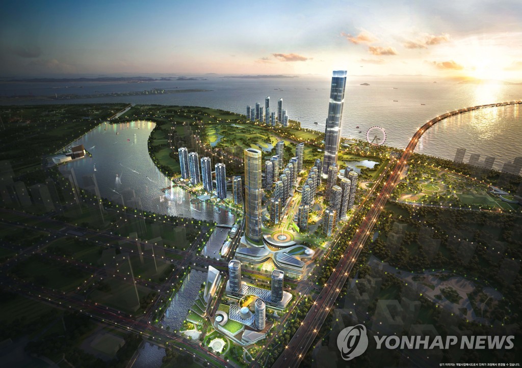 지방선거 앞두고 인천 송도 '103층 타워' 건립 놓고 논란
