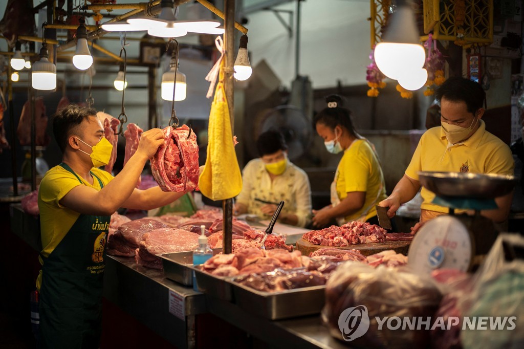 태국 돼지고기 가격 급등에 멧돼지 '수난'…올무 등 무더기 발견