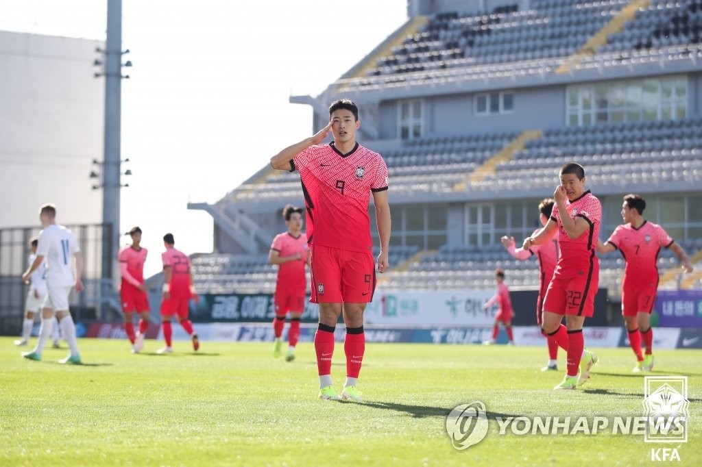 '데뷔골 4명' 벤투호 골폭발, 해외파 없이 아이슬란드 5-1 대파(종합)