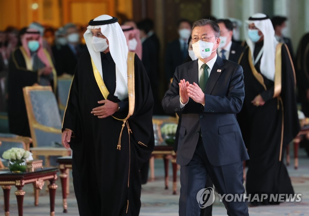 문대통령 "사우디 통찰력-韓 첨단기술 만나 미래 앞당길 것"