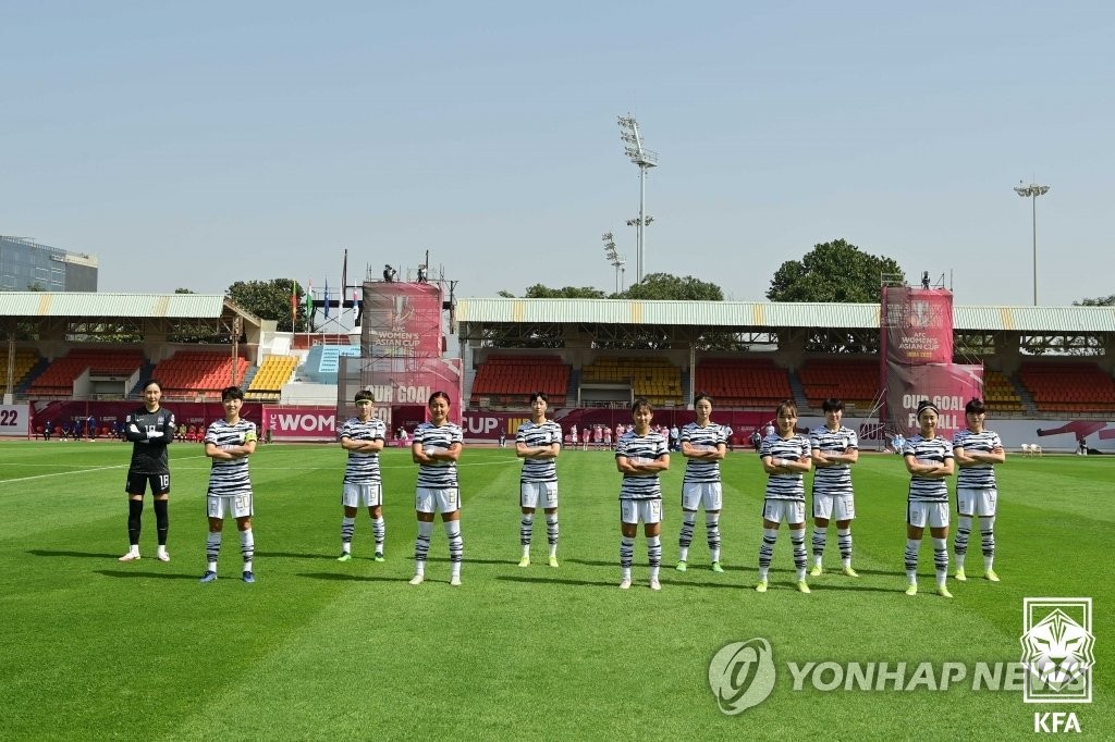 한국 여자축구, 미얀마 꺾고 아시안컵 2연승…이금민·지소연 골