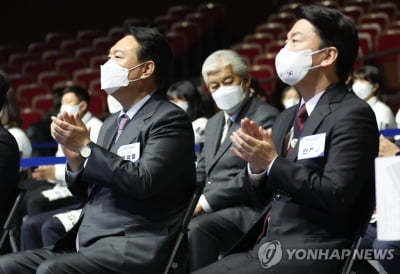 윤석열·안철수 체육계 표밭갈이…"전문·생활 체육 활성화"