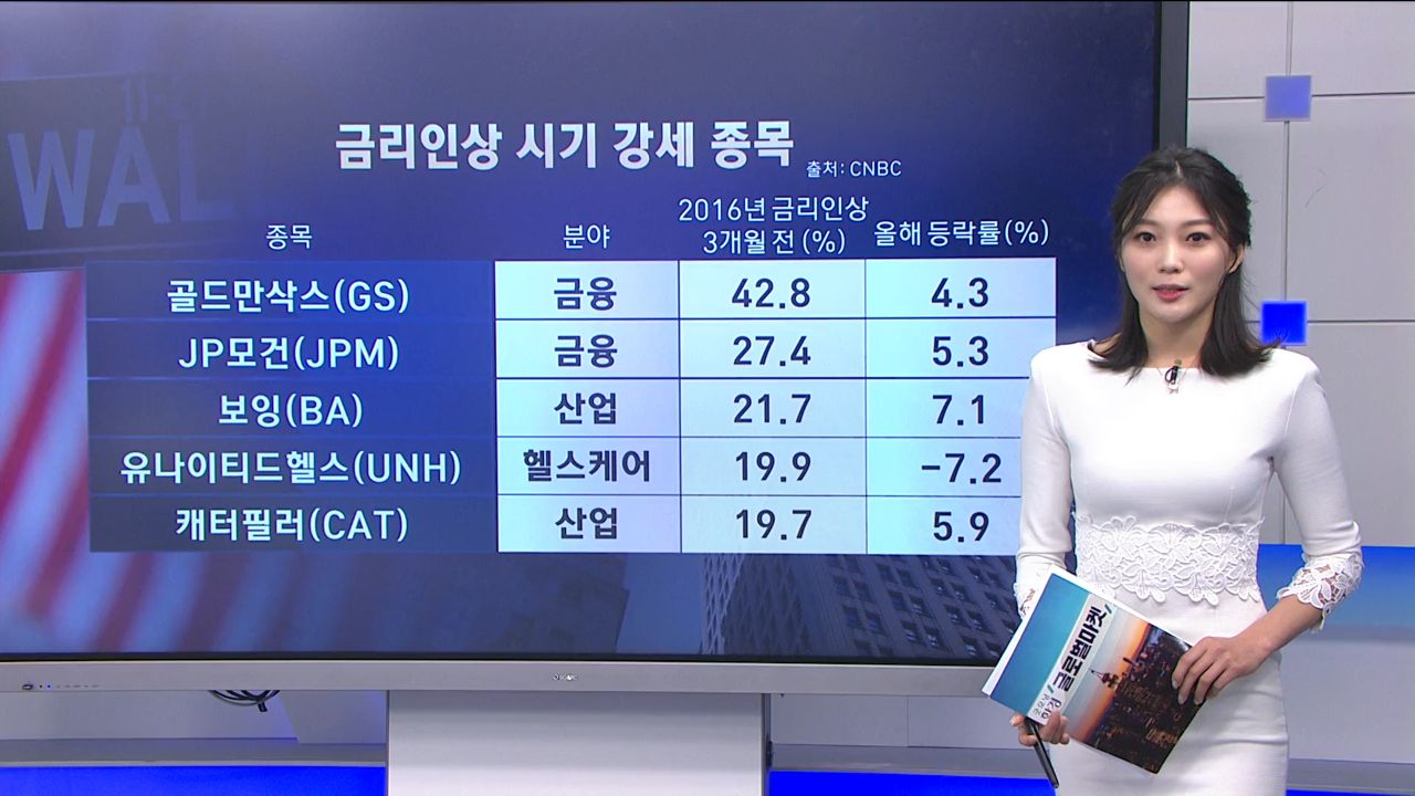 [월가 분석] 금리 인상 시기 강세VS약세 종목