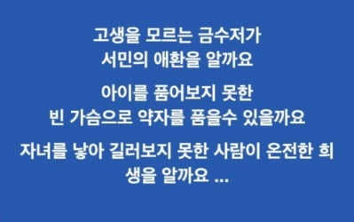 與 시의원 "아이 낳지 못한 김건희, 희생 알까"…또 '무자녀' 거론