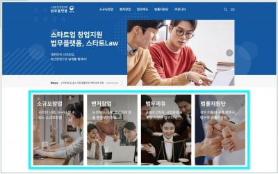 법무부, 창업지원 플랫폼 ‘스타트로’ 공개