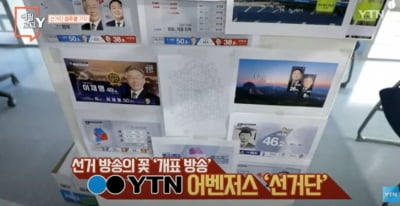 미리보는 개표방송 소개하던 중 '이재명 당선' 가정한 YTN