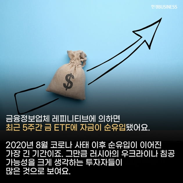 [카드뉴스]우크라이나 사태로 치솟은 금값, 계속 오를까?