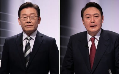 'D-10' 이재명-윤석열 39.8% '동률'…소수점까지 같았다 [한국리서치]