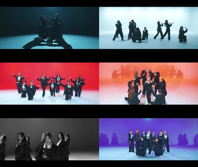 프로미스나인, 미니 4집 수록곡 ‘Escape Room’ 퍼포먼스 비디오 공개…블랙 슈트&완벽 칼군무