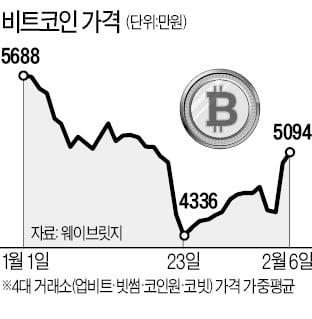 아마존 효과?…비트코인 '주말랠리' 5천만원대 탈환