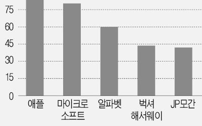 "애플·MS·알파벳·JP모간, 현금창출력 높은 기업 주목"