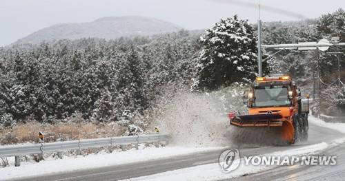 목포 등 전남 5곳 대설주의보 해제…여수 등 3곳 건조주의보