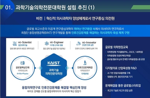 KAIST, 과학기술의학전문대학원·뉴욕캠퍼스 설립 추진(종합)